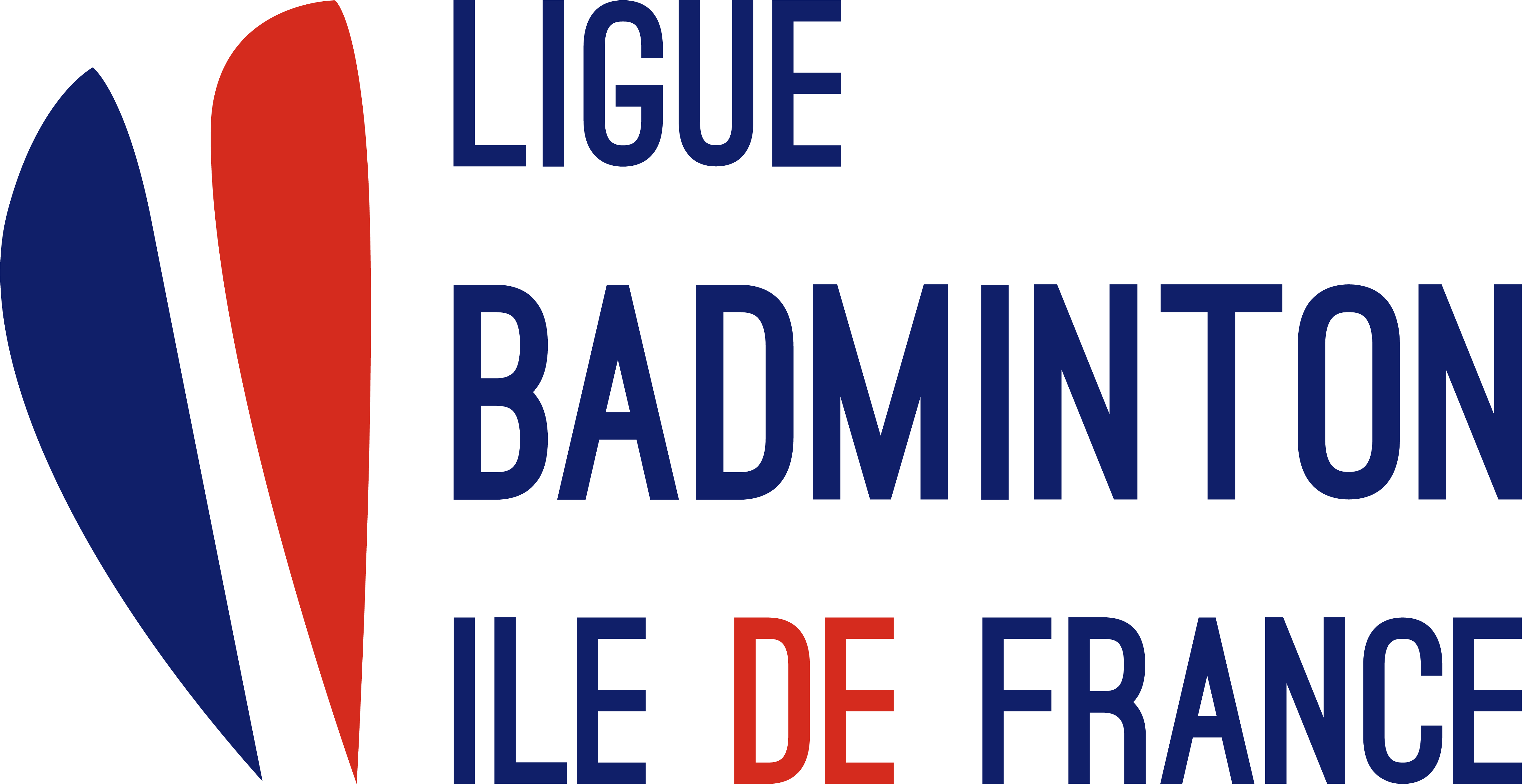 Ligue Ile De France De Badminton Logo 12643 - Ligue Ile De France Badminton (4885x2517), Png Download
