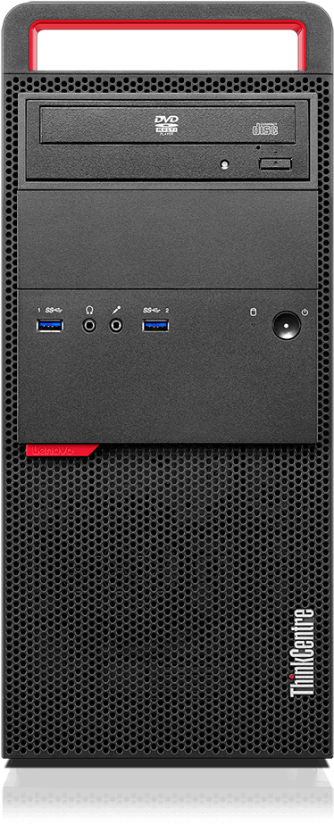 Lenovo Desktop Thinkcentre M900 Tower Front - Lenovo Thinkcentre 2018 (460x922), Png Download