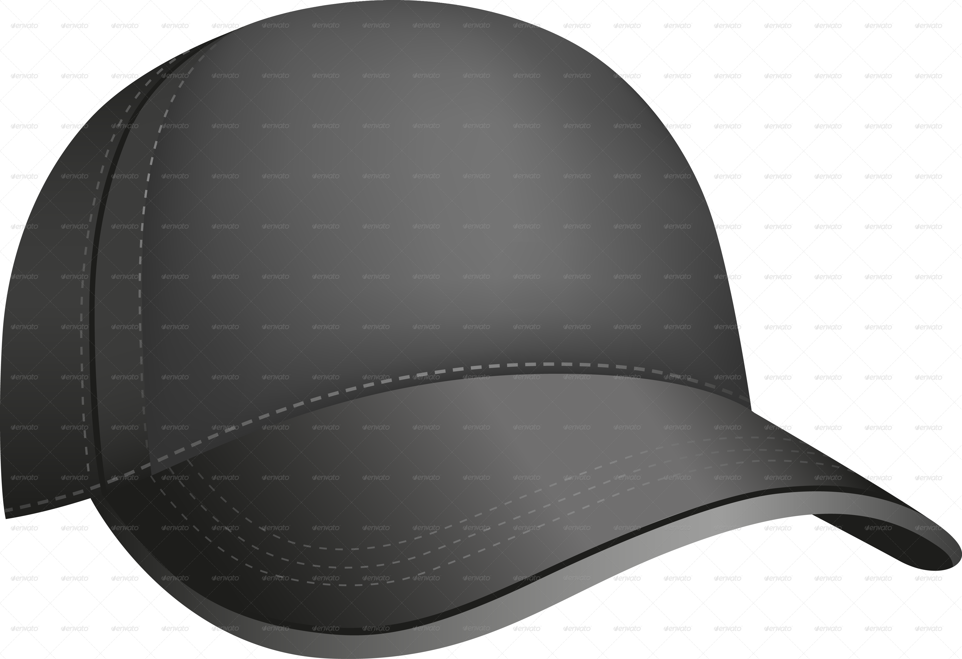 Black Cap Black Cap - Baseball Cap (3792x2597), Png Download