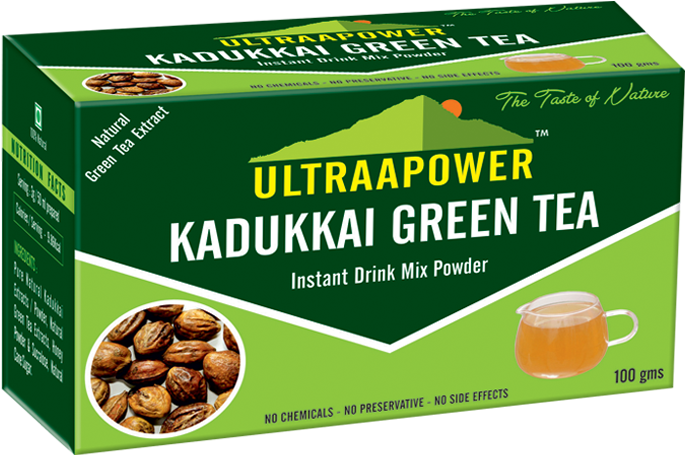 Kadukkai Green Tea Instant Drink Mix Powder - Aavaram Poo Tea (800x600), Png Download