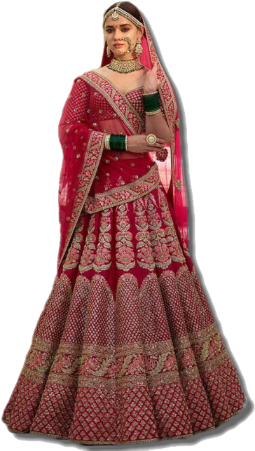 Wedding Designer Bridal Lehenga Full Size Png Download Seekpng