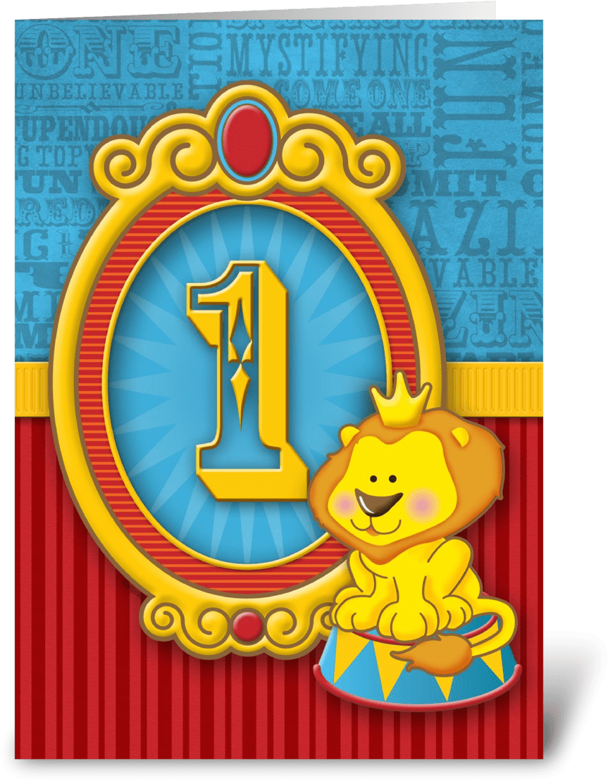 Corbin's Circus 1st Birthday - Emblem (1050x1188), Png Download
