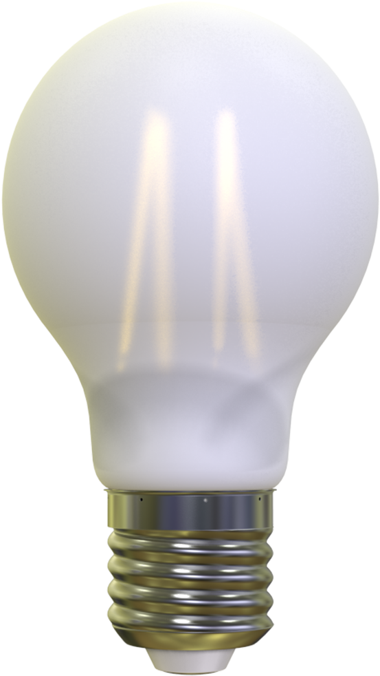 Kg Farluma Filament Led Bulb Frosted 5w E27 2700k Dim - Fluorescent Lamp (750x1102), Png Download