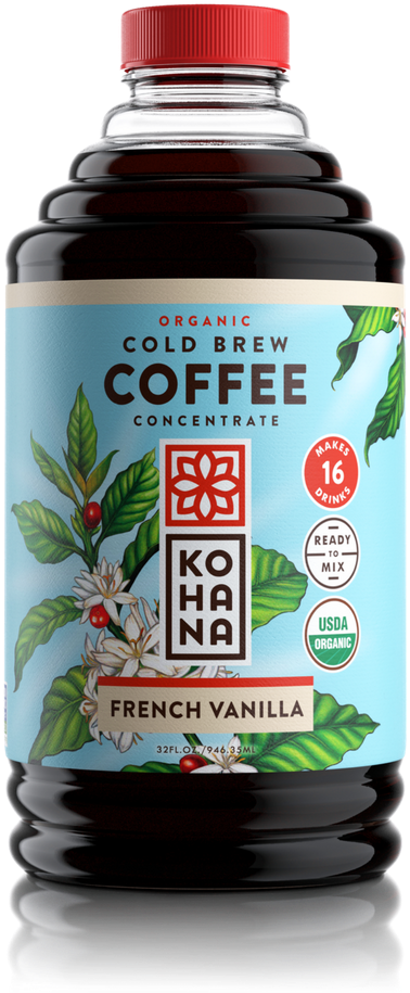 Organic French Vanilla - Cold Brew Coffee Concentrate (1080x1080), Png Download