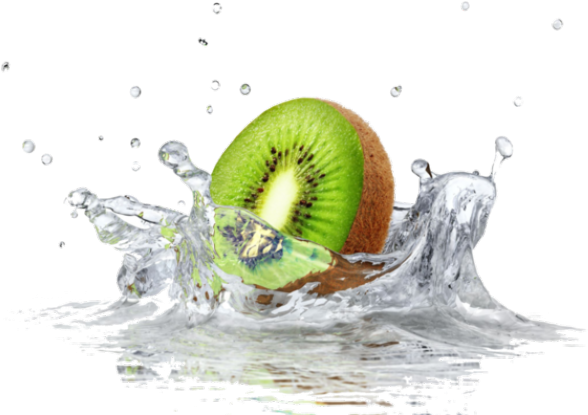 Fruit Water Splash Clipart Divider - Splash Fruits Transparent (640x480), Png Download