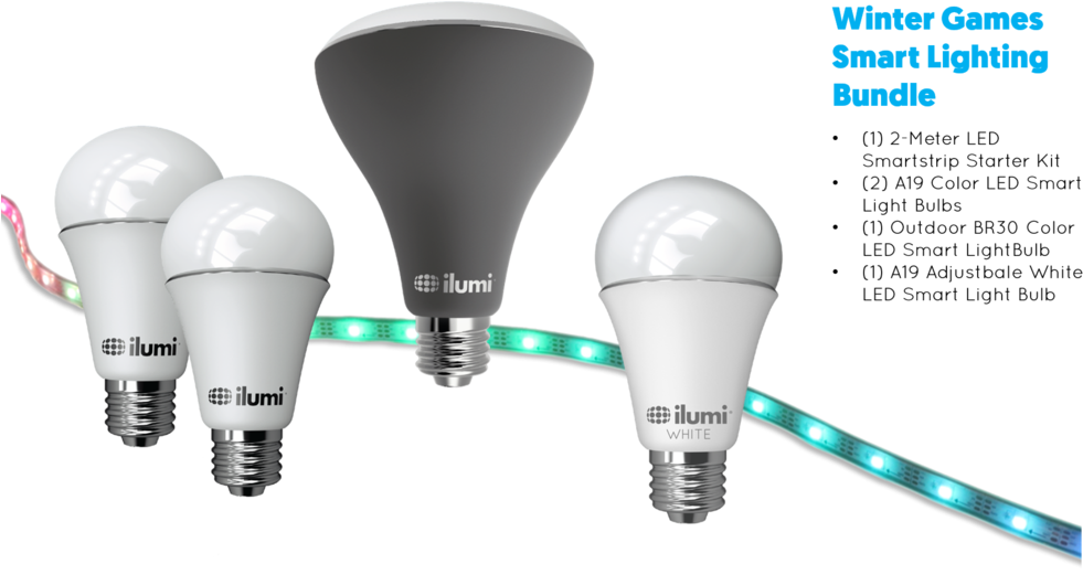 Winter Games Smart Lighting Bundle - Compact Fluorescent Lamp (1023x542), Png Download