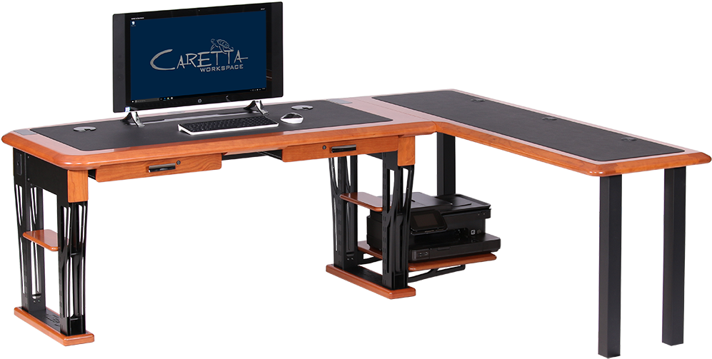 The Modern Urban L Shaped Right Luxury Computer Desk - 2 L Shaped Desks (1000x510), Png Download
