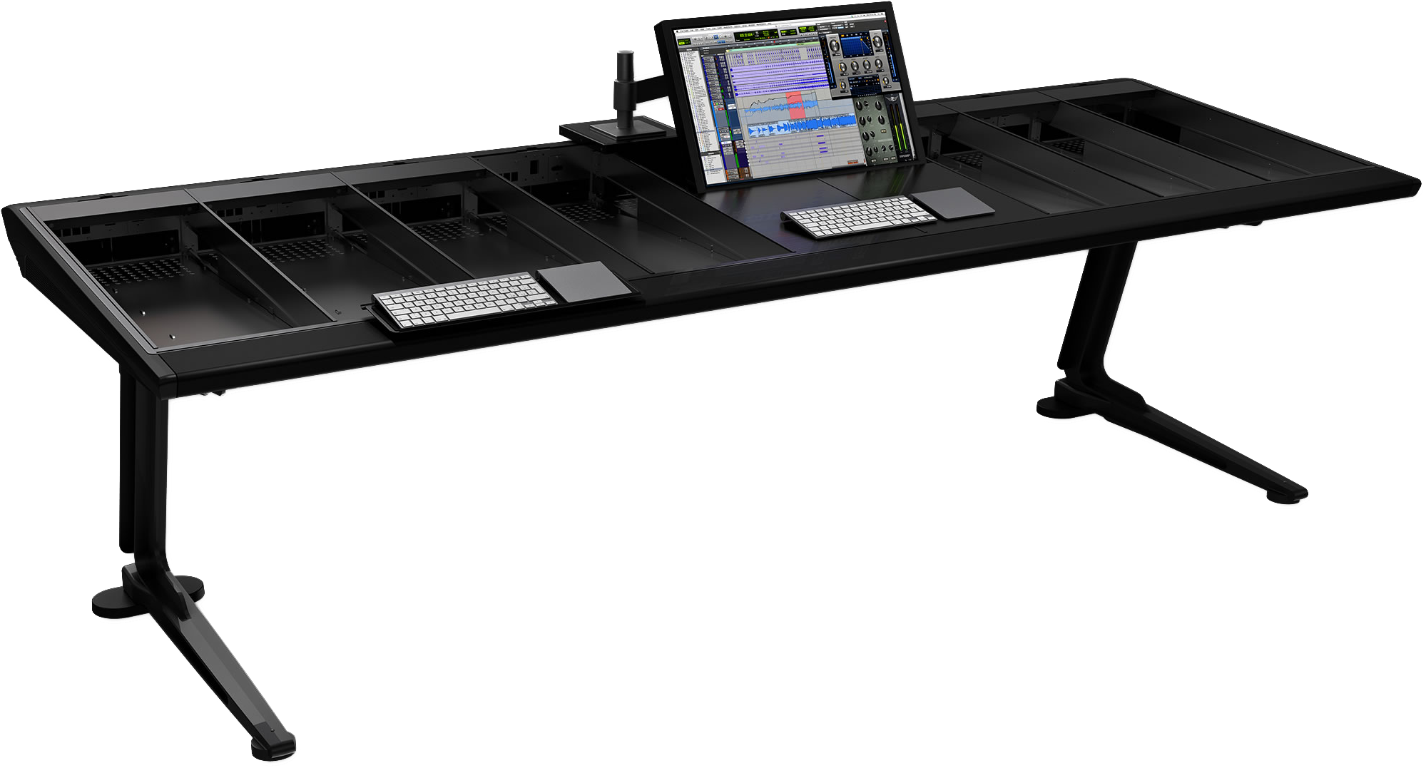 2100 X 1250 6 - Avid S6 Producer Desk (2100x1250), Png Download