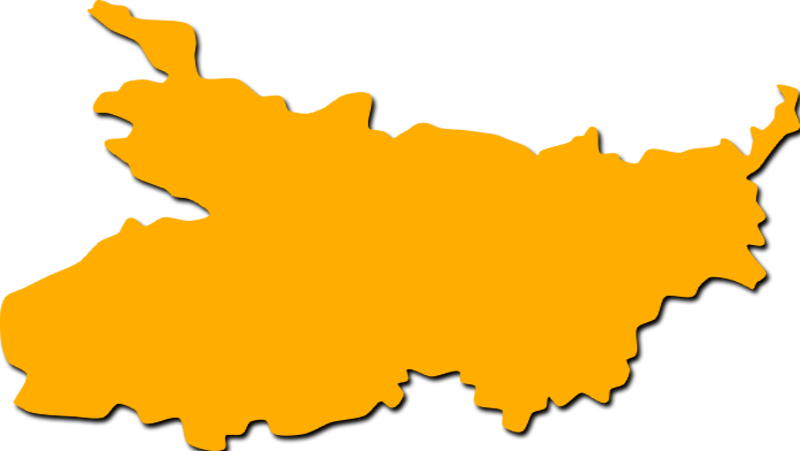 Bihar Map Png (800x451), Png Download