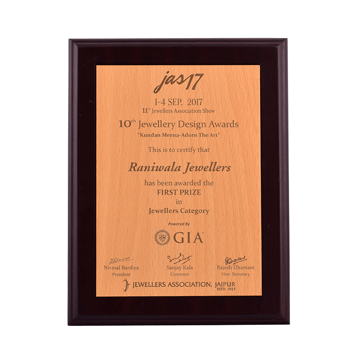 01 First Prize Jewellers Category, 10th Jewellery - Picture Frame (720x720), Png Download