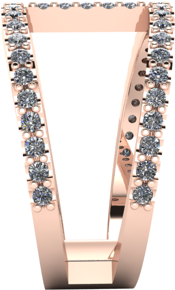 Ladies Unique Ring - Chain (700x700), Png Download