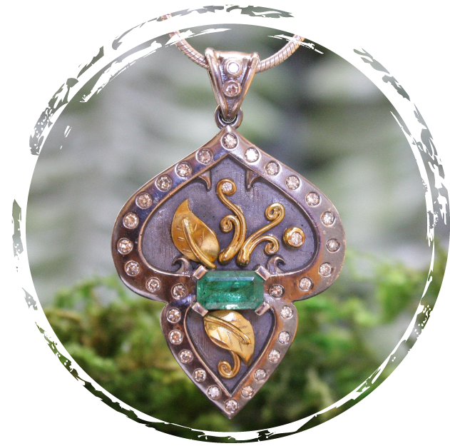 Heirloom Jewellery Redesigns - Locket (642x624), Png Download