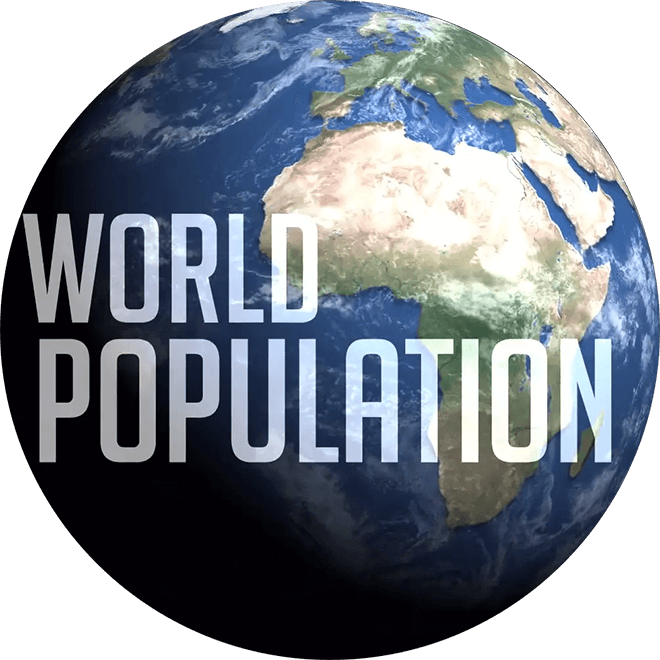 Explore Population Growth From 1 C - World Population (660x660), Png Download