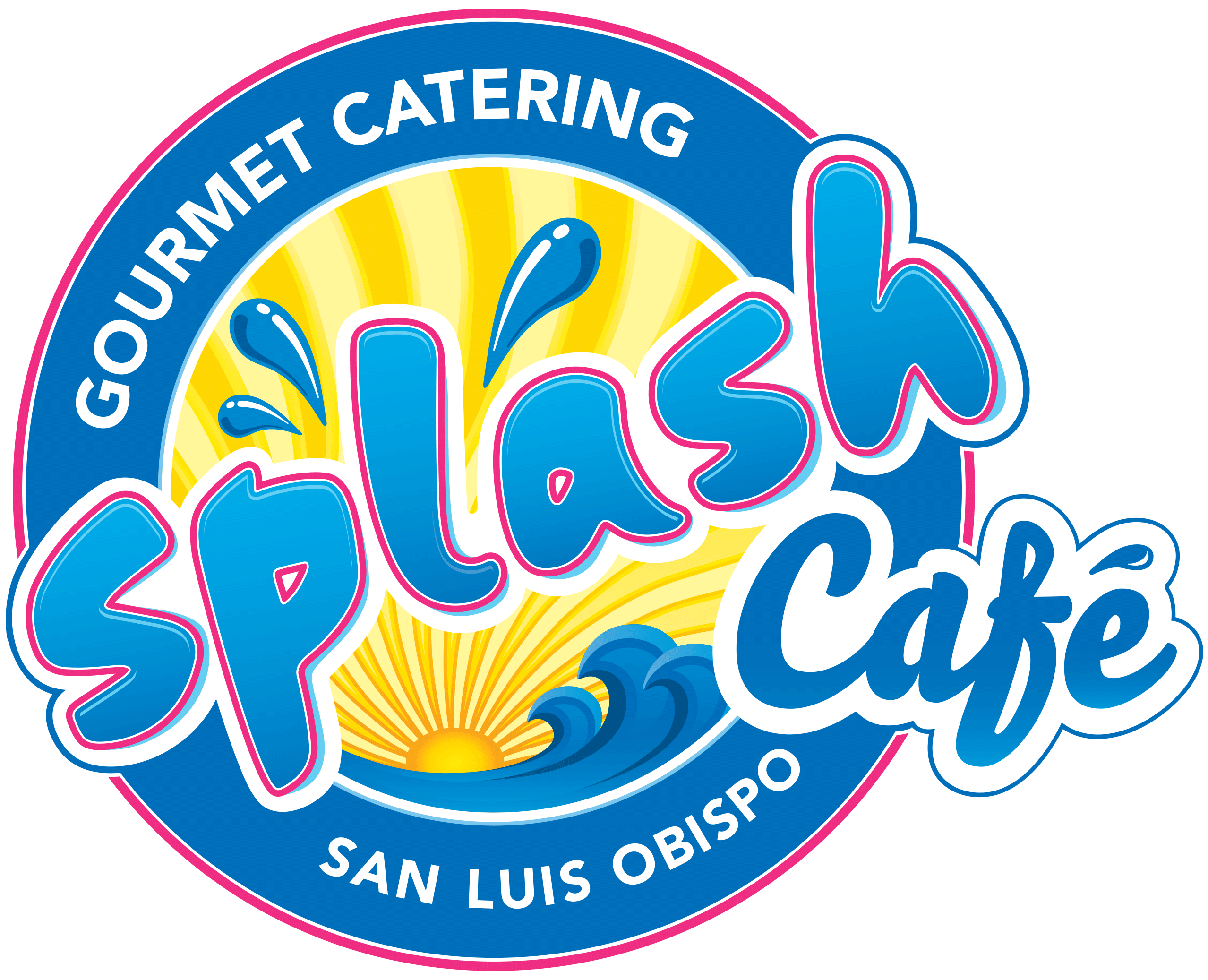 Splash Cafe Gourmet Catering Logo Small - Splash Cafe (2584x2073), Png Download