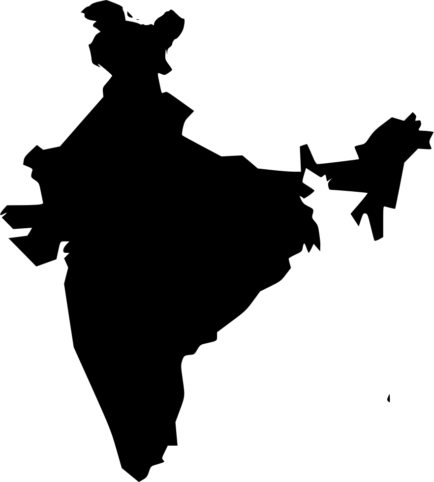 Png File Svg - India Map Vector Png (882x980), Png Download