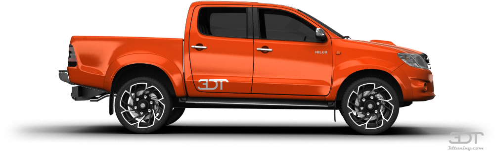 Toyota Hilux Pickup 2009 Tuning - Toyota Hilux Pickup 2009 Tuning 04 (1004x373), Png Download