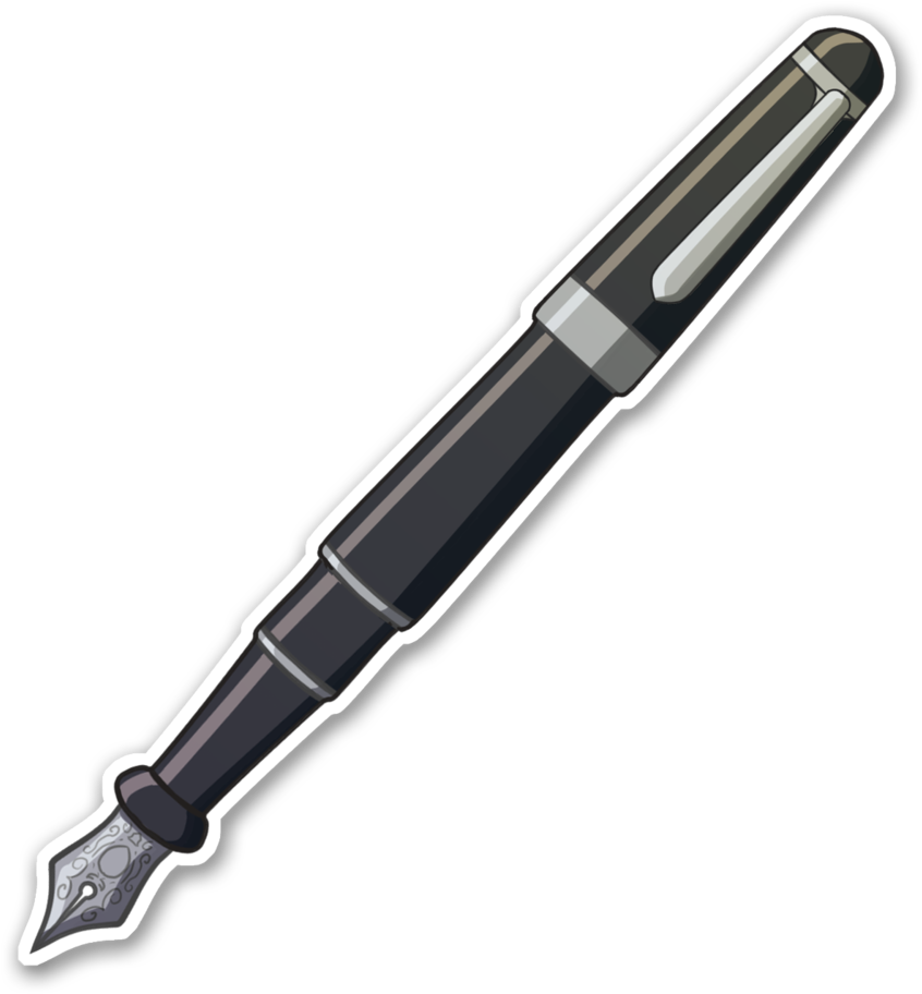 Fountainpenborder - Faber Castell Ambition Black Pencil (1000x1000), Png Download