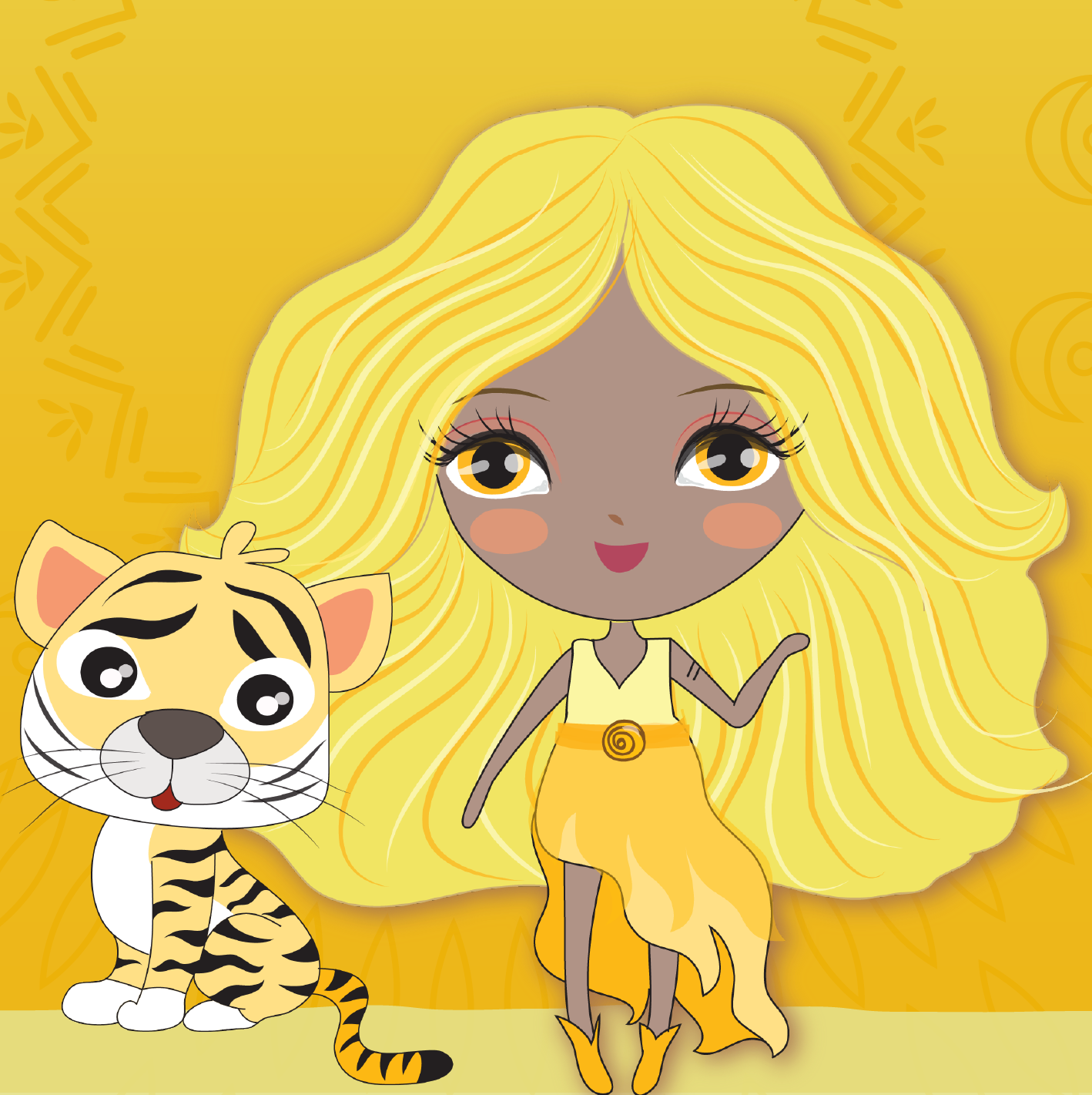 Mani Is Bold, Confident, Adventurous And Loves Being - Cartoon (1418x1421), Png Download