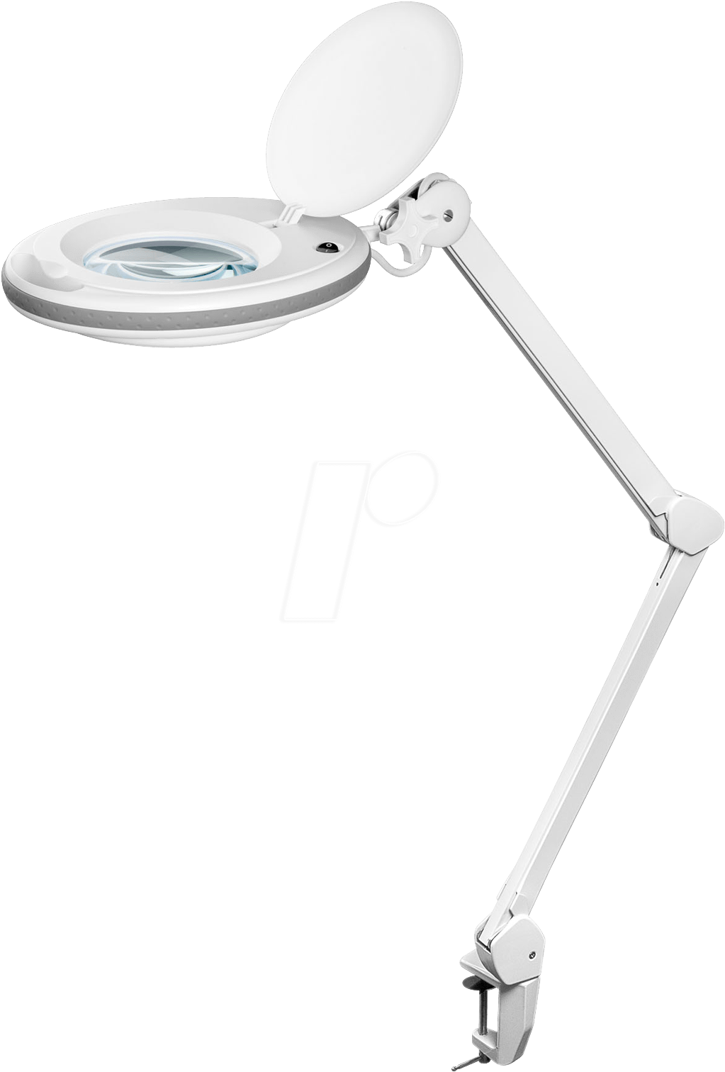 Premium Workshop Magnifying Glass Lamp, 90 Leds Fixpoint - Rear-view Mirror (1046x1535), Png Download