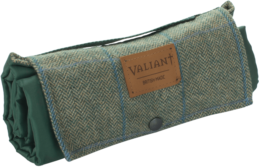 Valiant Haworth Green Tweed Picnic Blanket Folded Up - Messenger Bag (1000x1000), Png Download