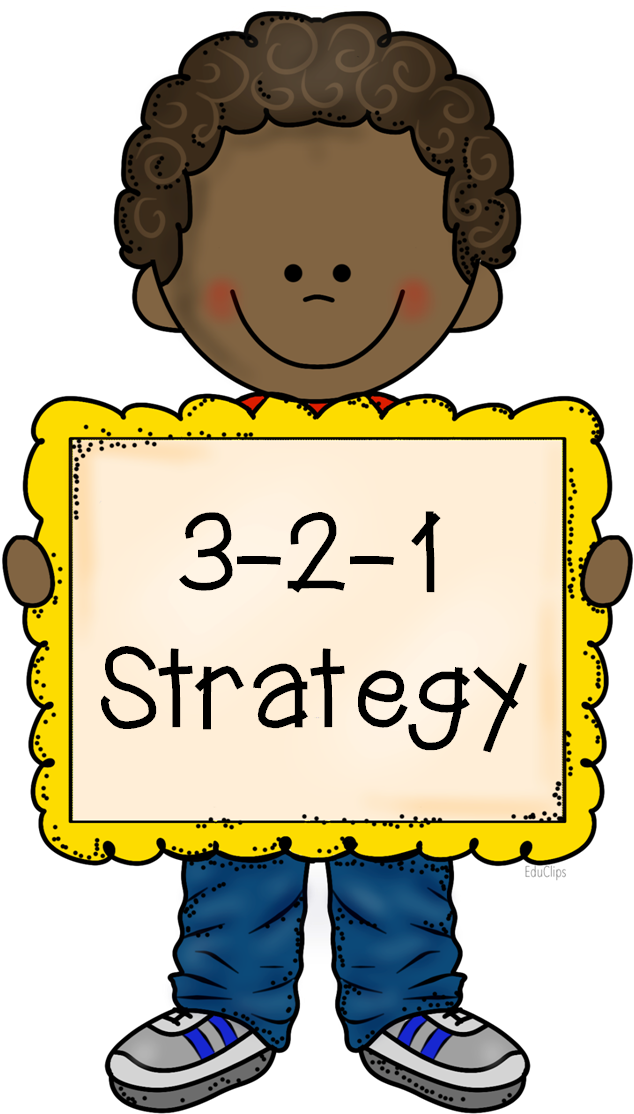 Responding To Informational Text Using The 3 2 1 Strategy - 321 Strategy Summarizing (654x1127), Png Download