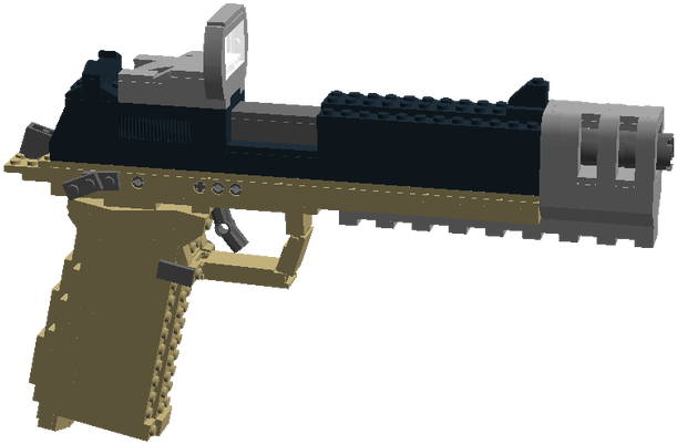 Fnh Fnx 45 - Ranged Weapon (1100x445), Png Download