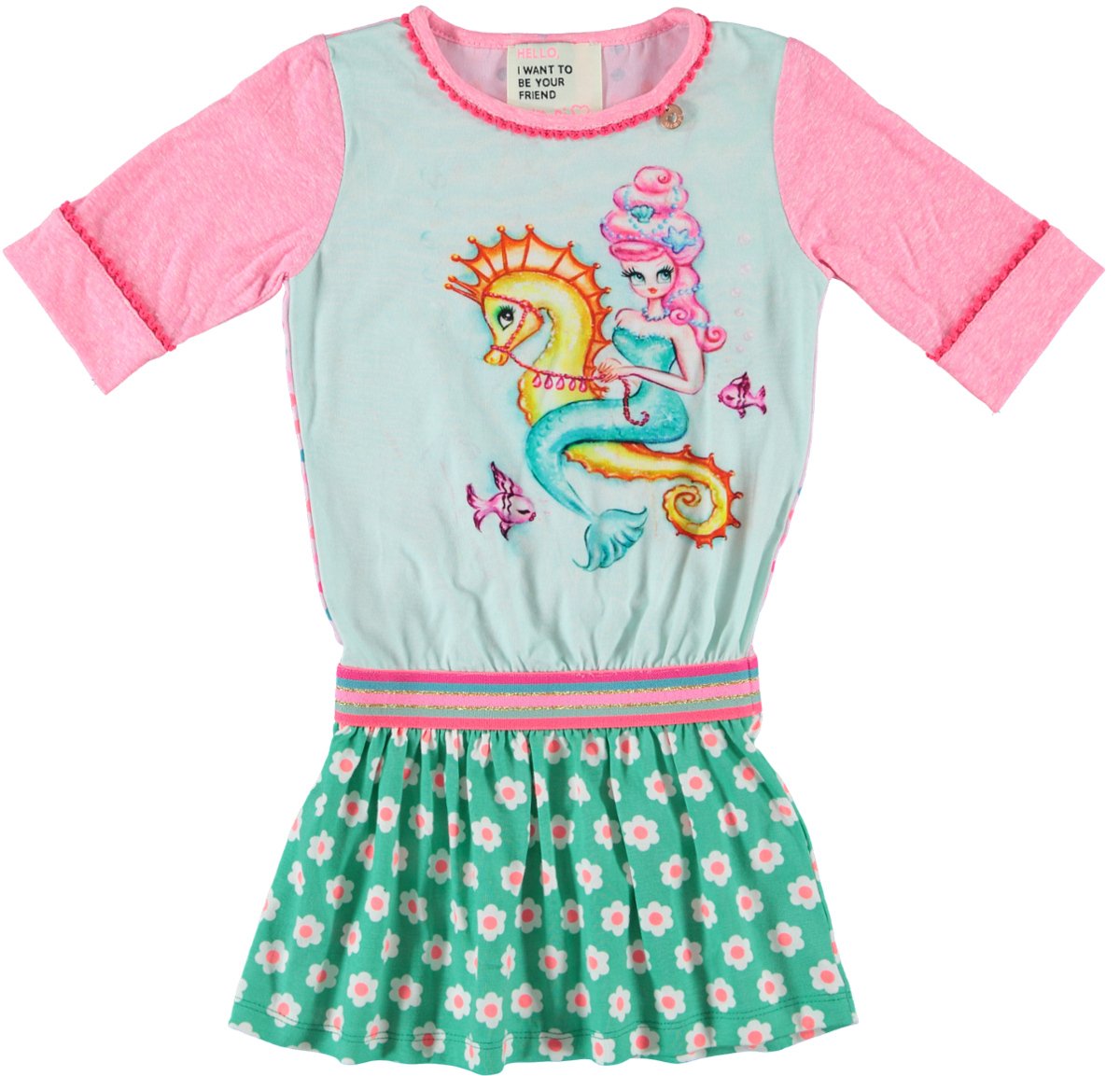 Mim Pi Été - Magical Mermaid With Pink Bouffant (1200x1200), Png Download