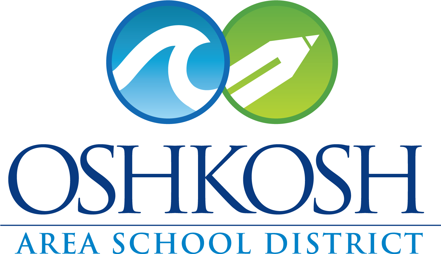 Due To Extreme Wind Chill, - Oshkosh Area School District Logo (1650x975), Png Download
