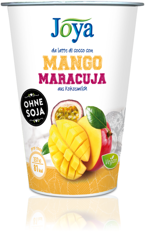 Mango & Passion Fruit Coconut Yogurt Alternative - Joya (1400x1583), Png Download