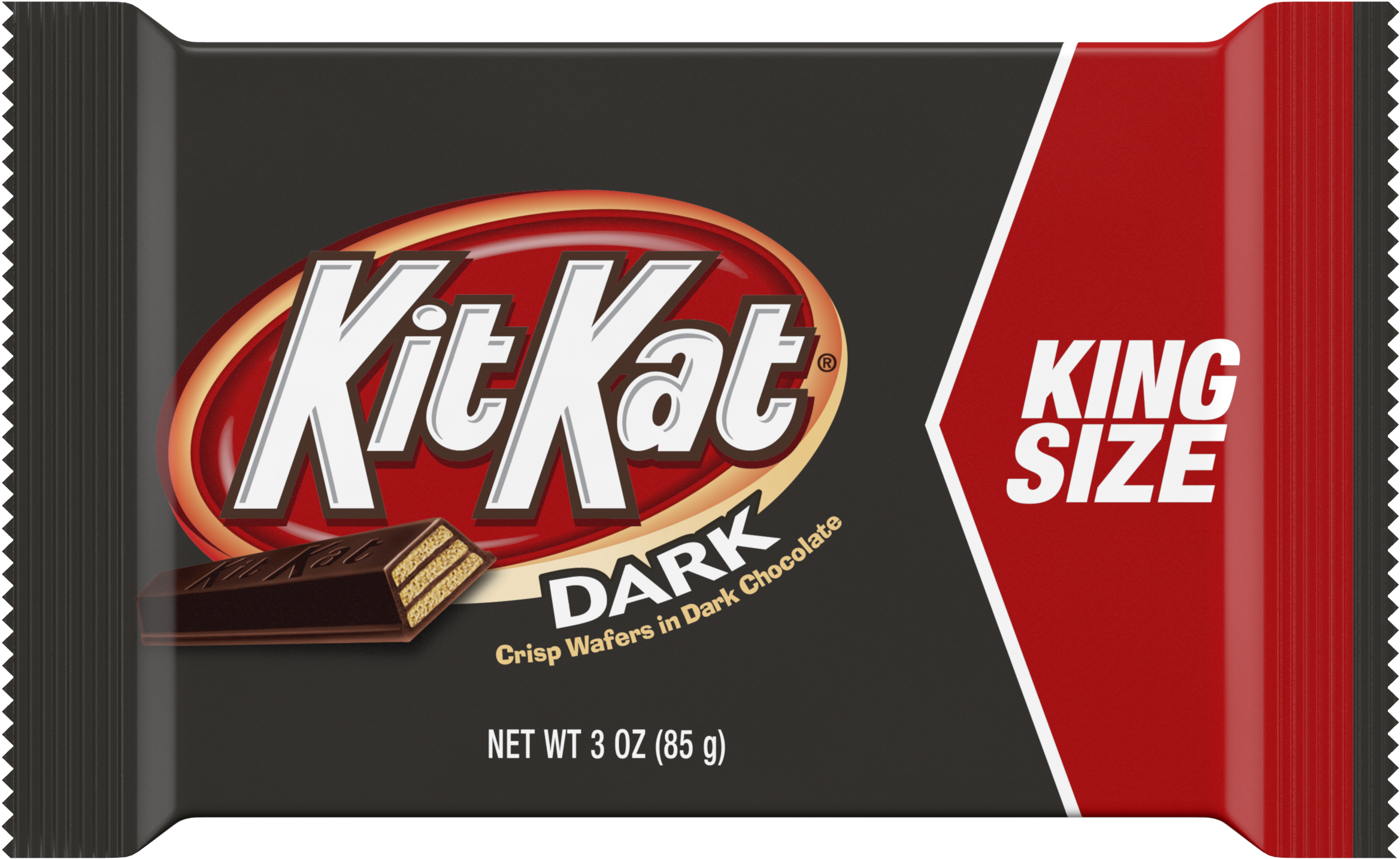 Kit Kat Dark King Size (3000x3000), Png Download