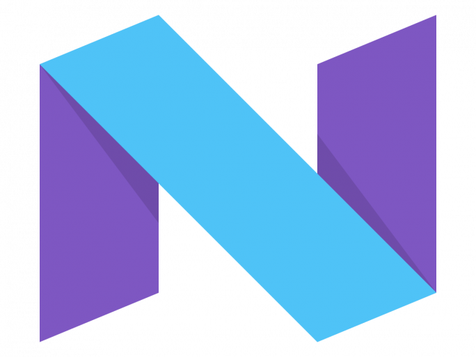 Android N Logo - Nougat Android (684x513), Png Download