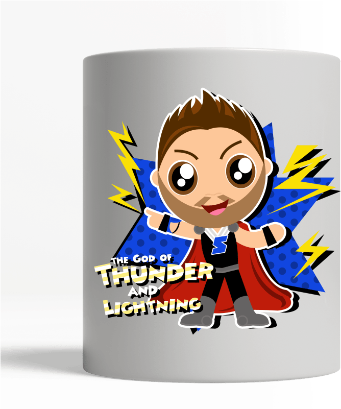 This Russian Superhero Uses Thunder And Lightning To - Coffee Cup (800x800), Png Download
