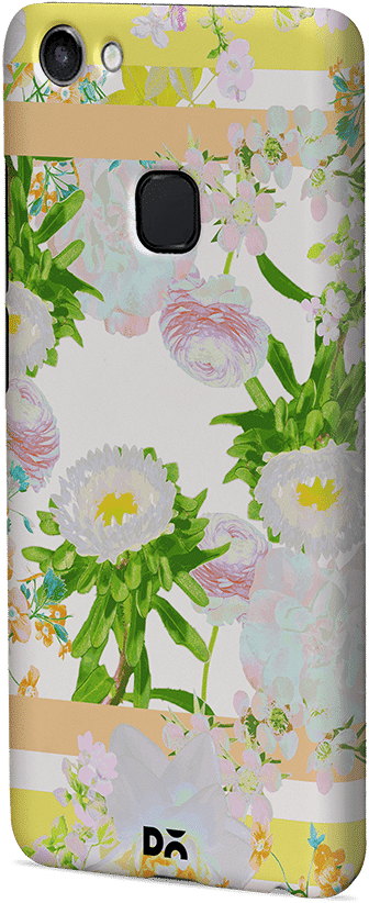 Dailyobjects Floral Frame Collage Case Cover For Vivo - Mobile Phone Case (900x900), Png Download