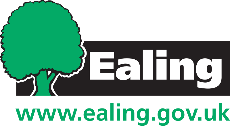 Lb Ealing Logo Svg Wikipedia - Ealing London Borough Council (800x439), Png Download