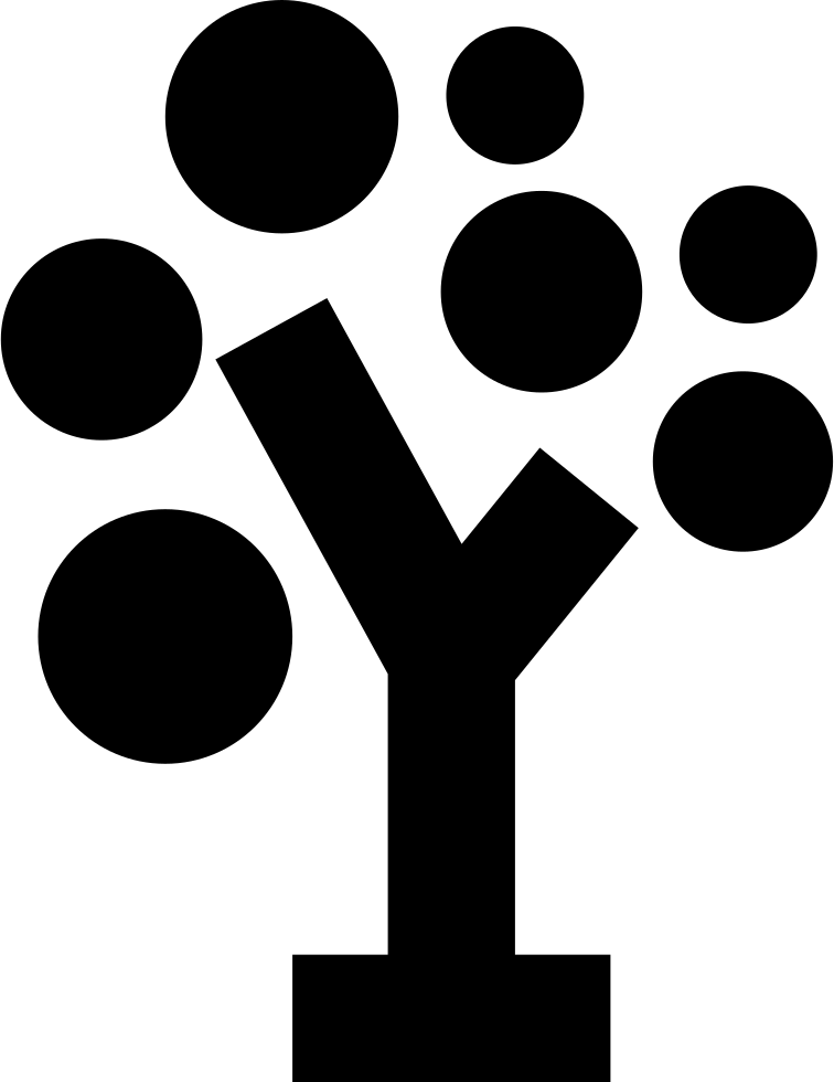 Png File - Arbol Con Circulos (756x980), Png Download