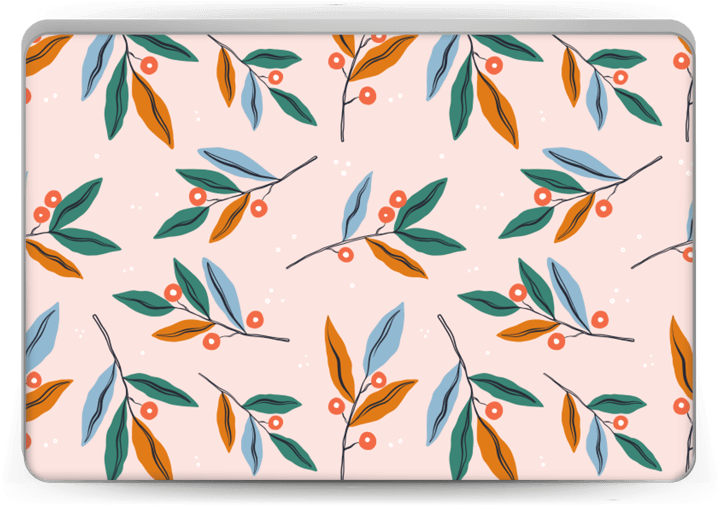 Foliage Skin Laptop - Butterfly (800x533), Png Download