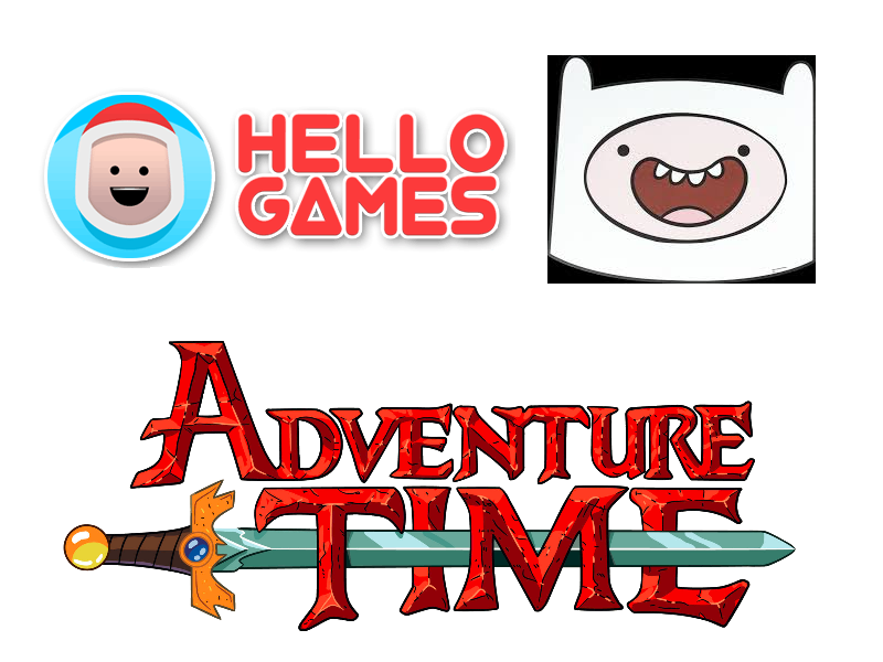 Hello Games Logo Looks Like Finn From Adventure Time - Adventure Time With Finn (800x600), Png Download