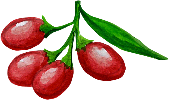 Goji Berries - Cherry (866x650), Png Download