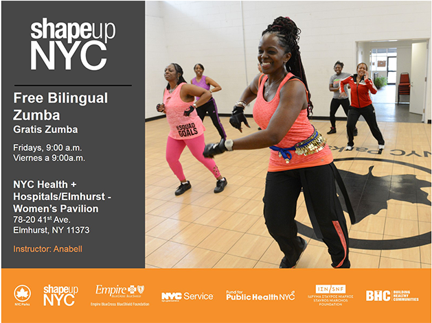 Shape Up Nyc Free Bilingual Zumba Classes - Zumba (940x470), Png Download