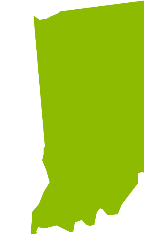 Indiana, Indiana, - Png Vector The State Of Indiana (640x775), Png Download