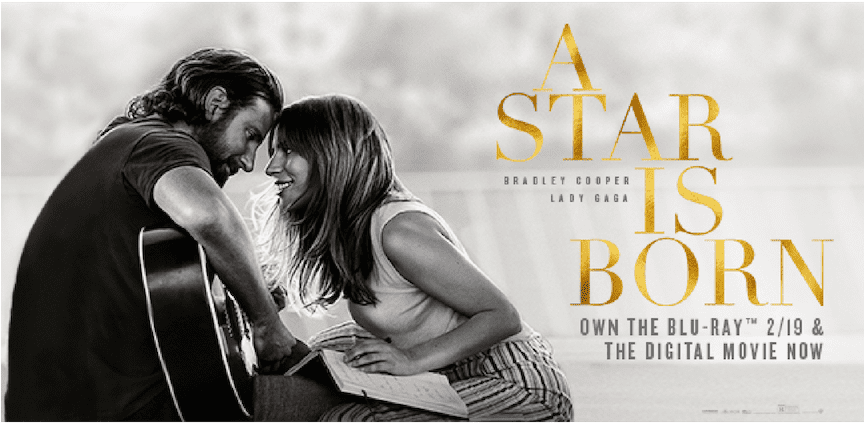 Monday Night Movie - Star Is Born Poster Landscape (863x539), Png Download