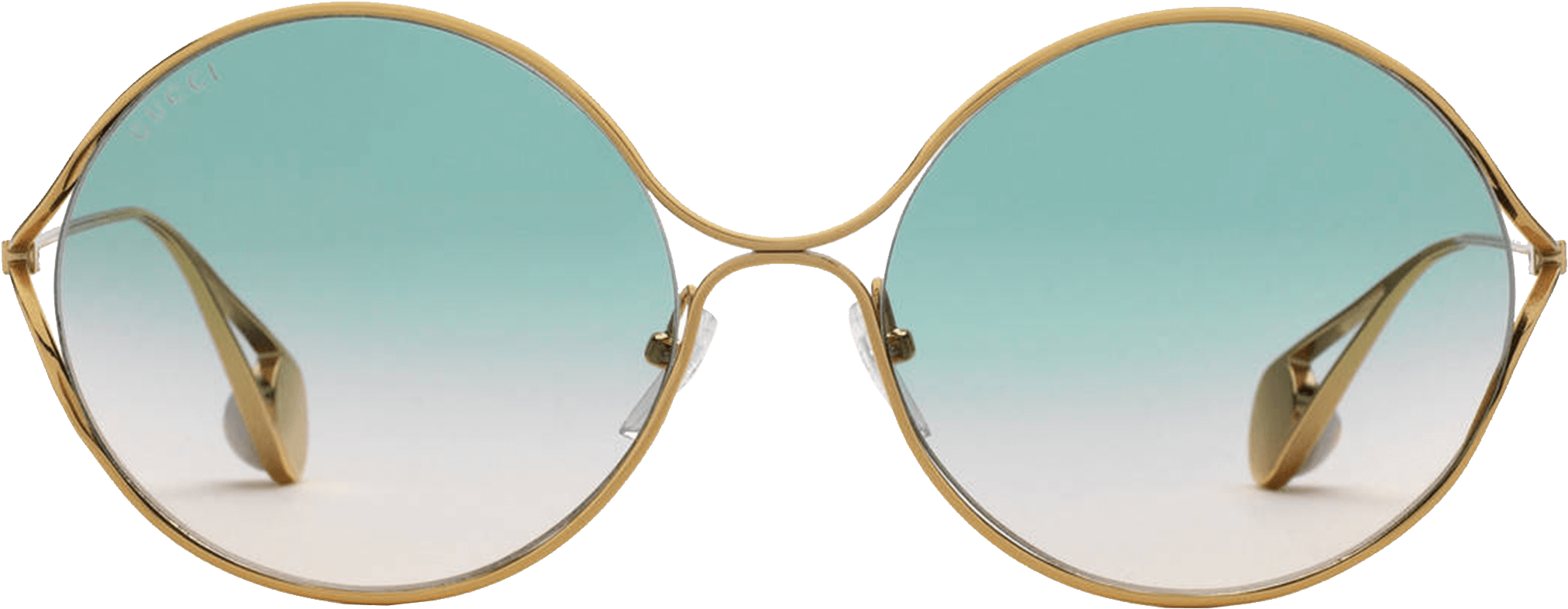 Round-frame Metal Glasses - Sunglasses (2400x2400), Png Download