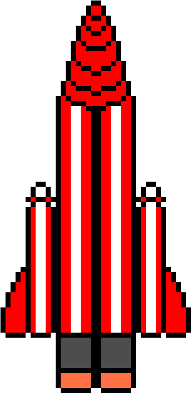 Rocket Ship (400x780), Png Download