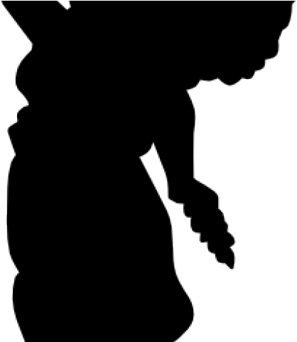 Silhouette Clipart Angel - Angel Gabriel Silhouette (640x480), Png Download