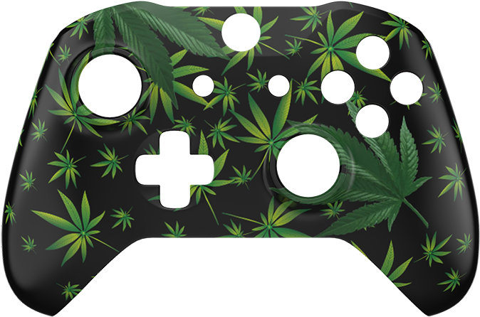 Weed - Xbox One Controllers Carbon Fibre (722x532), Png Download