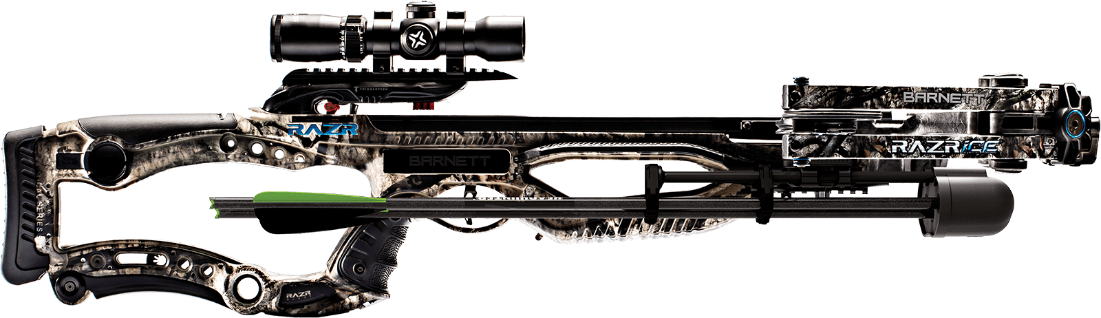 Barnett Razr Ice Compound Crossbow - Barnett Razr Ice (1600x462), Png Download
