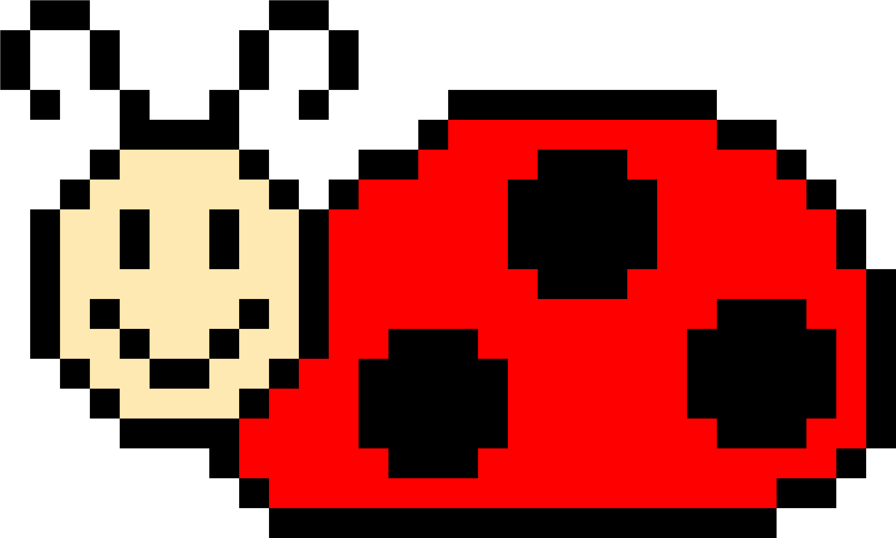 Lady Bug - Cross Stitch (4200x2700), Png Download