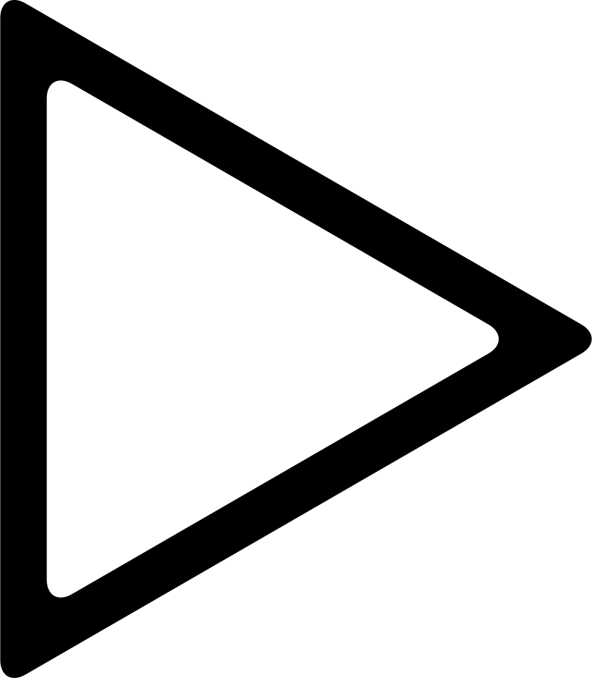 Png File Svg - Triangle Outline Icon Png (856x980), Png Download