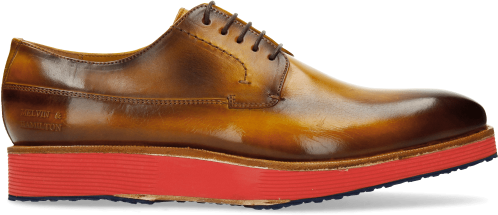 Derby Shoes Chris 1 Yellow Shade Brown Micro Mattone - Sneakers (1024x1024), Png Download