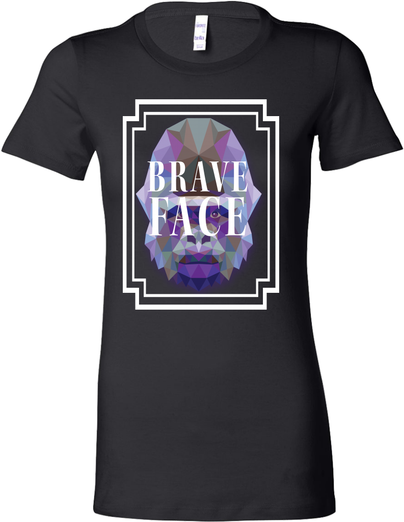 Brave Face Women's T-shirt - Funny 30 Year Old Shirts (1024x1024), Png Download